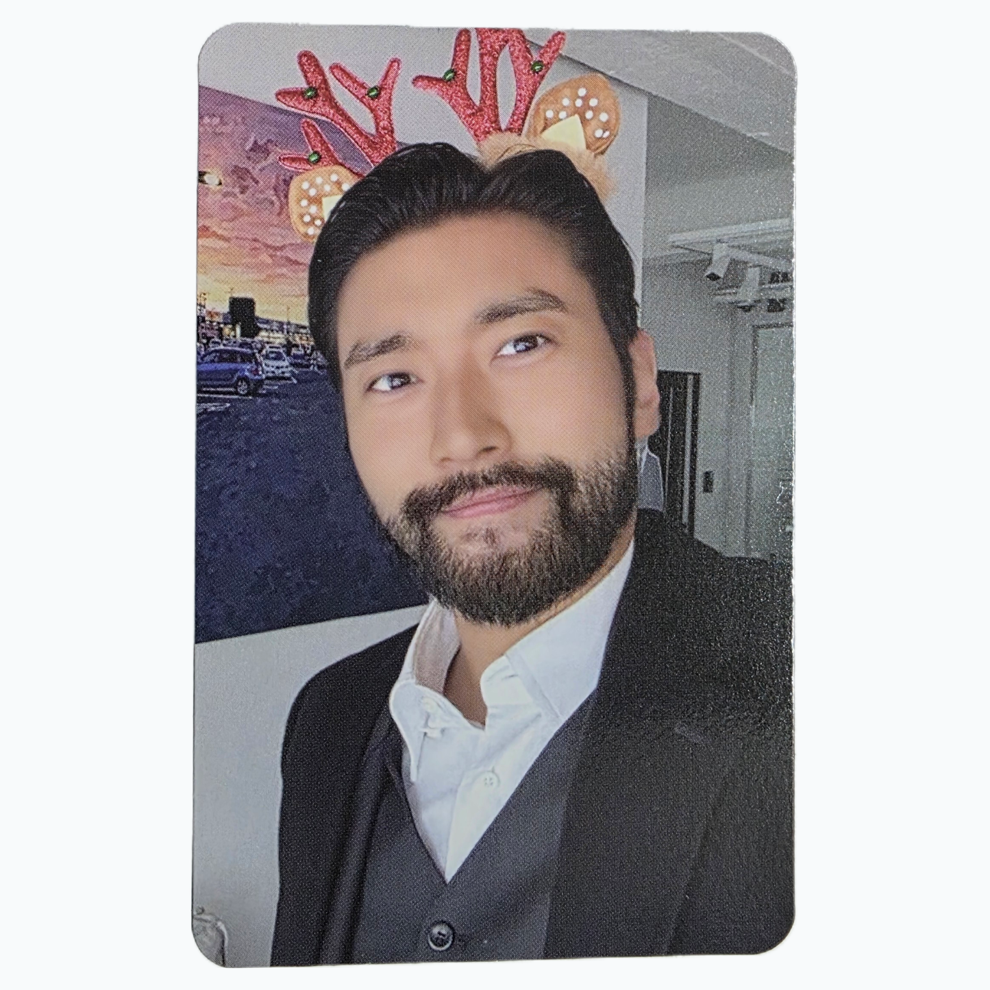 SUPER JUNIOR Siwon Photocard - Pink Christmas 2023