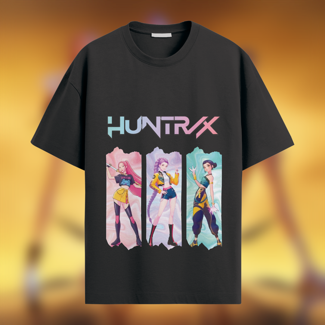 Playera K-pop Demon Hunters - HUNTRIX (Entrega Inmediata)