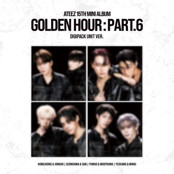 (PRE-ORDEN) ATEEZ - GOLDEN HOUR : Part.6 (DIGIPACK UNIT Ver. - Random Cover)