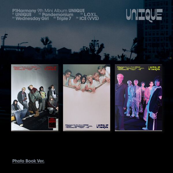 P1Harmony – UNIQUE (Photobook Ver. – A Ver.) (ENTREGA INMEDIATA)