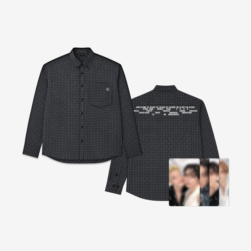 (PRE-ORDEN) Stray Kids - (RUN IT SEOUL) CHECK SHIRT