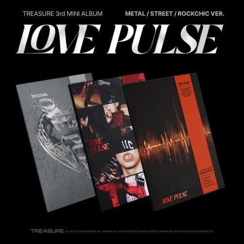 TREASURE – LOVE PULSE (ENTREGA INMEDIATA) + Photocard