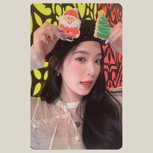 Red Velvet Irene Photocard - Pink Christmas 2023