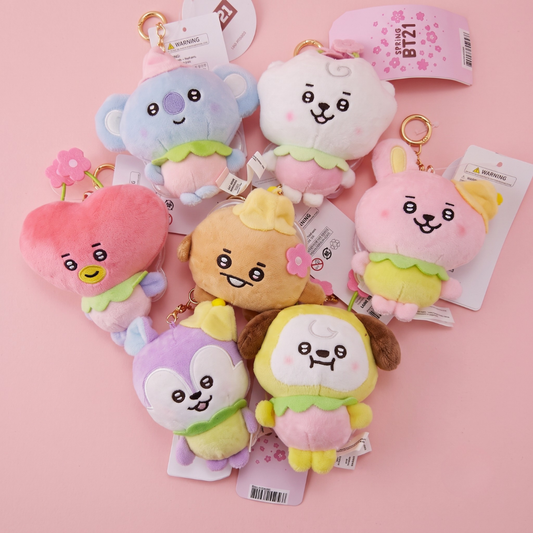 BT21 Baby Spring Fairy Plush Keyring (FANMADE) Entrega Inmediata