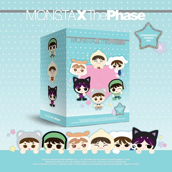 (PRE-ORDEN)MONSTA X - EP Album [The Phase] (MONMUNGCHI FRIENDS Ver.) (Limited Edition) (Random Ver.)