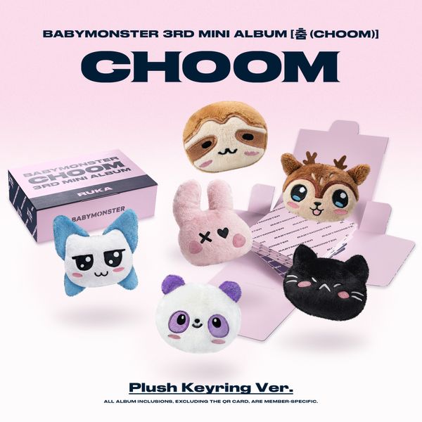 BABYMONSTER – CHOOM (Plush Keyring Ver.) (ENTREGA INMEDIATA )