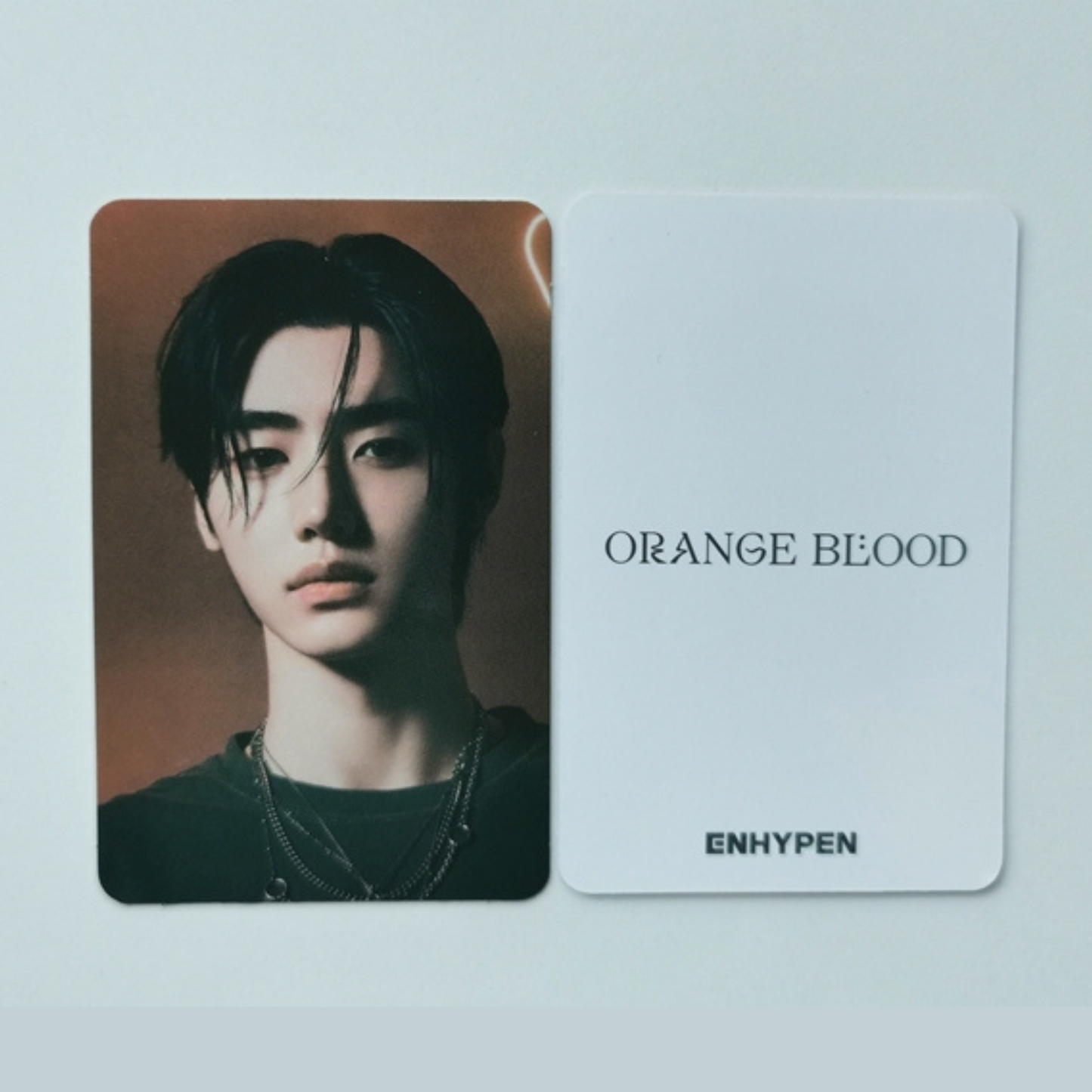 Enhypen Sunghoon Photocard - ORANGE BLOOD MUSIC KOREA POB