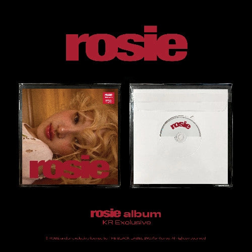ROSÉ - First Studio Album [rosie] (KR Exclusive) ENTREGA INMEDIATA