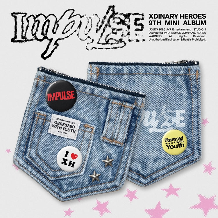 (PRE-ORDEN) Xdinary Heroes - IMPULSE (DENIM POUCH Ver.)