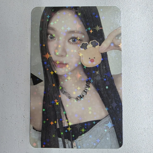 aespa Ningning Photocard - Pink Christmas 2023 Special Card