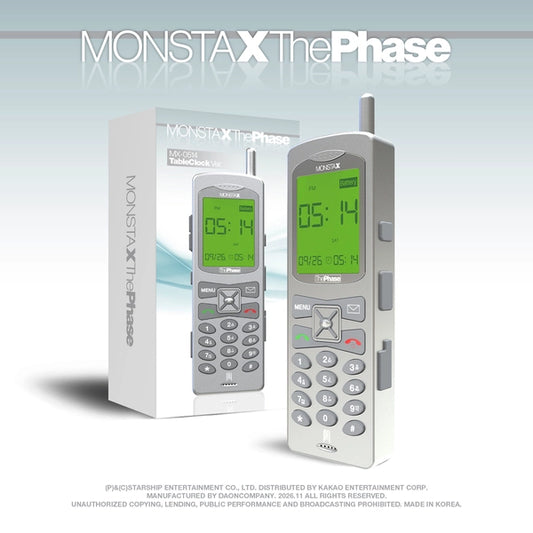 (PRE-ORDEN) MONSTA X - The Phase (MX-0514 Table Clock Ver.) (Limited Edition)