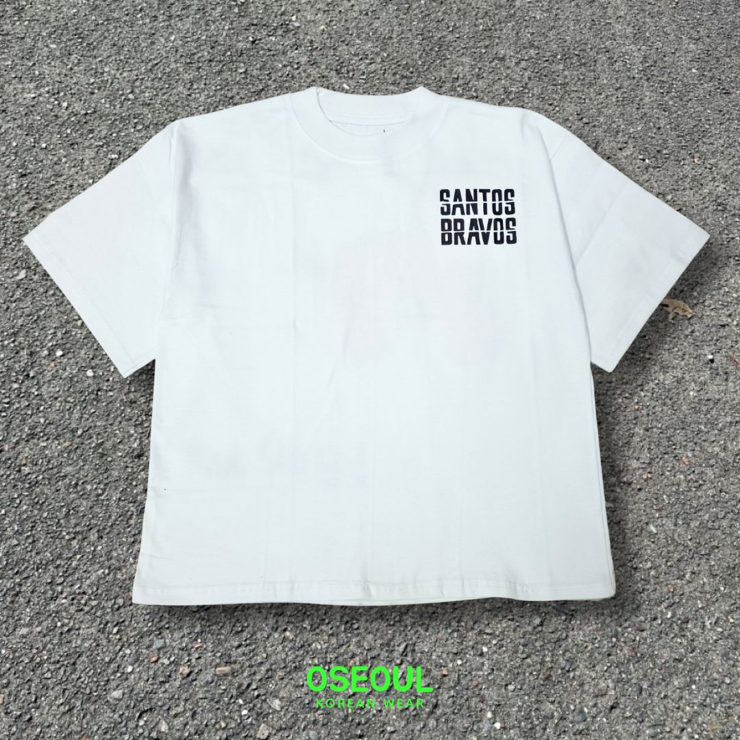 Playera Santos Bravos "logo" - BOXY FIT