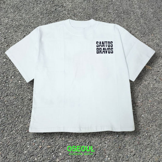 Playera Santos Bravos "logo" - BOXY FIT