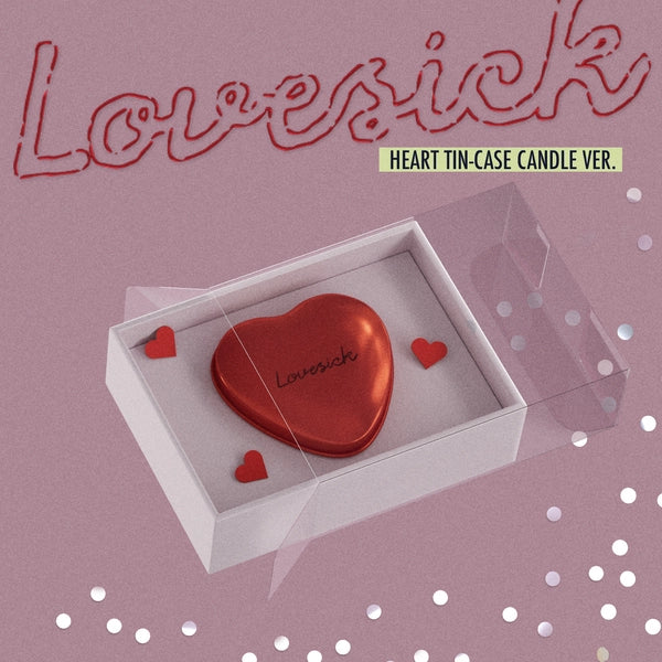 (PRE-ORDEN) CHAERYEONG - 1st Mini Album [Lovesick] (HEART TIN-CASE CANDLE Ver.)