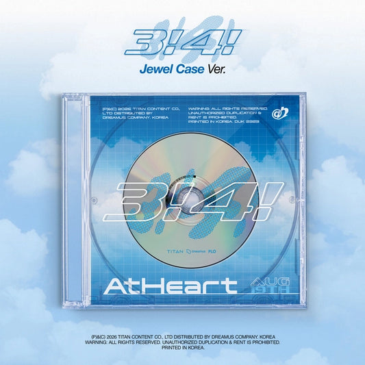 (PRE-ORDEN) AtHeart - 3!4! (Jewel Case Ver.)