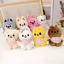 Stray Kids SKZOO - 5’clock keyring peluche fanmade (10cm – 13cm) ENTREGA INMEDIATA