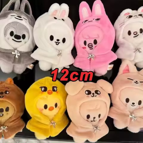 Stray Kids SKZOO con gorro peluche fanmade (10cm - 13cm) ENTREGA INMEDIATA