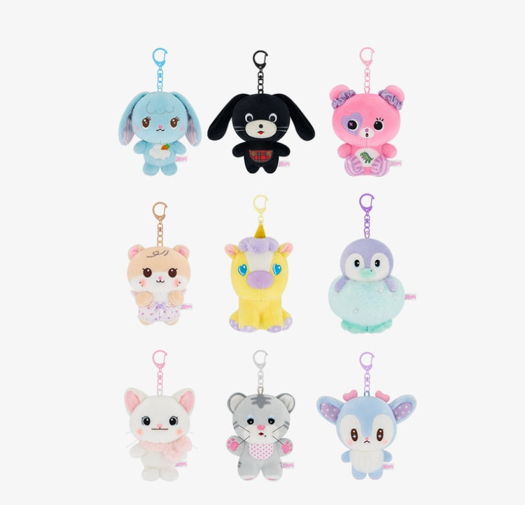 (PRE-ORDEN) TWICE - 11TH ANNIVERSARY POP-UP STORE <TWICE THE THRILL> TDOONGZ PLUSH KEYRING