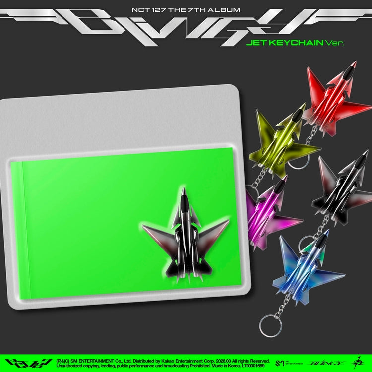 (PRE-ODER) NCT 127 - BLINGY [JET Keychain Ver. - Random Keychain]