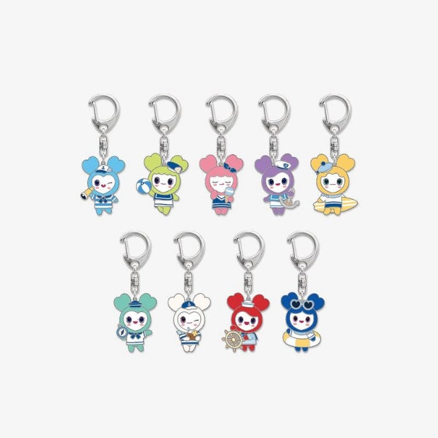 (PRE-ORDEN) TWICE - [2026 TWICE THIS IS FOR WORLD TOUR FINALE in SEOUL] LOVELY METAL KEYRING MARINE Ver.