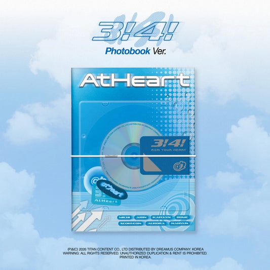 (PRE-ORDEN) AtHeart - 3!4! (Photobook Ver.)