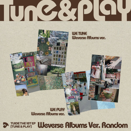 (PRE-ORDEN) TUIDE - TUNE & PLAY [Weverse Albums Ver. - Random Cover]