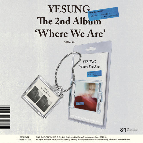 (PRE-ORDEN) YESUNG - Where We Are (SMini Ver.) (SMART ALBUM)