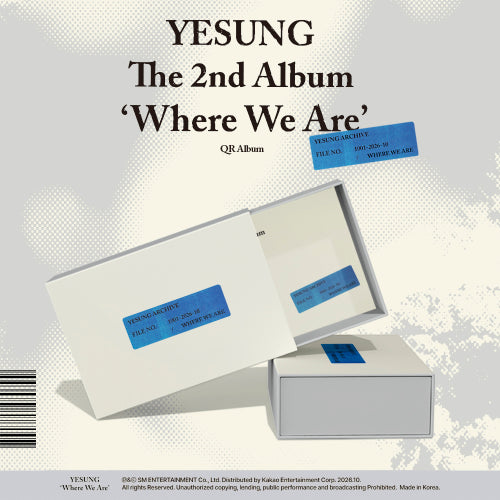(PRE-ORDEN) YESUNG - Where We Are (QR Ver.) (SMART ALBUM)