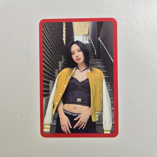 Twice Mina Photocard - Strategy Step1 Pre-order Benefit